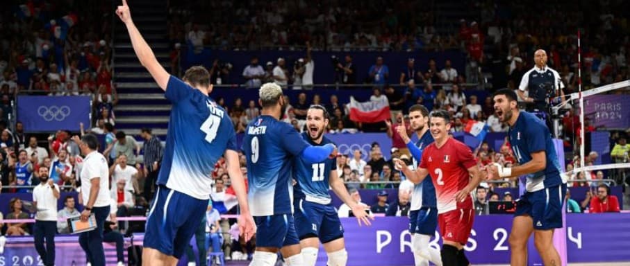 VNL - France vs Cuba